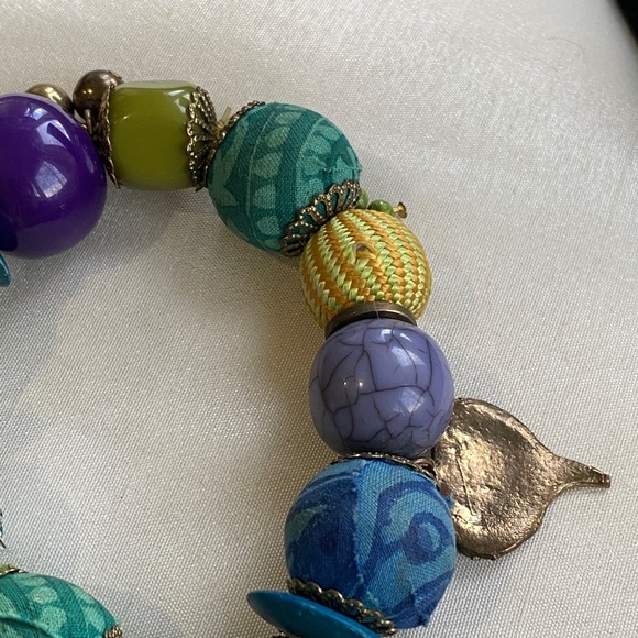 Vintage large bead bracelet - Picture 2 of 4